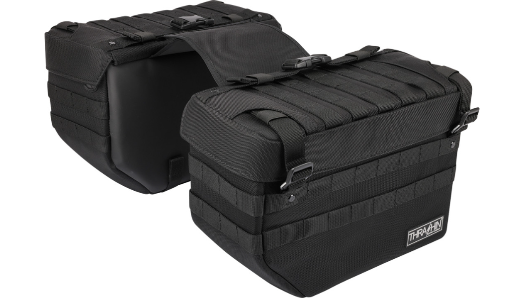 Thrashin Supply Expedition Saddlebags - Black – Tucker Speed