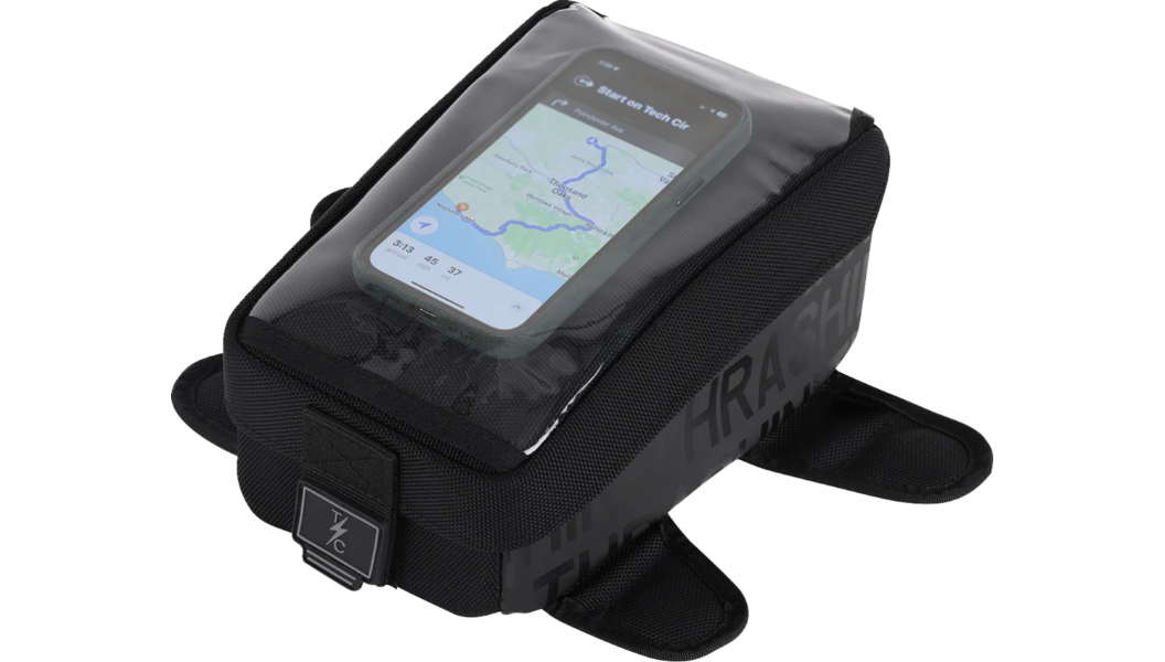 Thrashin Supply Co. Magnetic Tank Bag - 3.5L - Black - TSB-0017