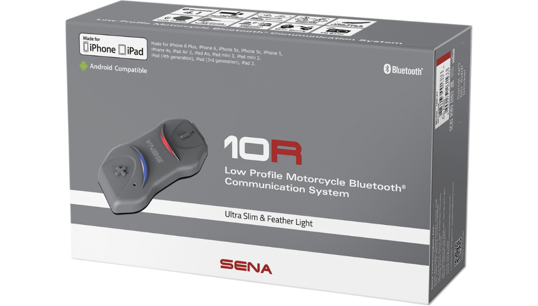 Sena 10R Low-Profile Bluetooth Communication System – Tucker Speed