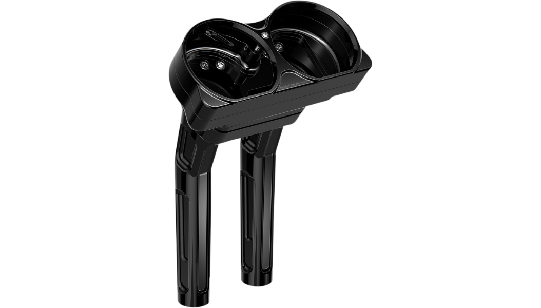 Arlen Ness Method Kickback Risers W/ Integrated Gauge Housing - 10