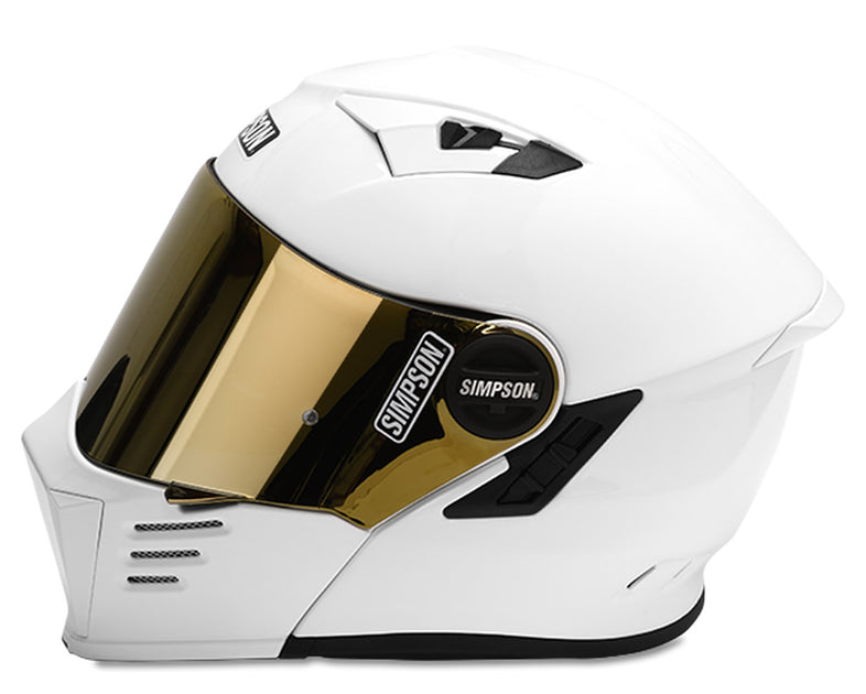 Simpson Mod Bandit Helmet - White – Tucker Speed