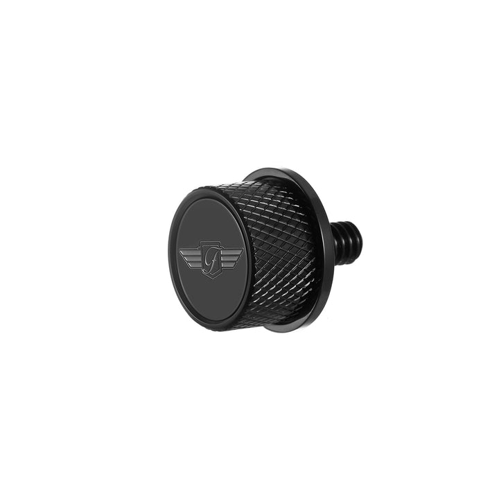 Figurati Designs – Stainless-Steel Figurati Designs Logo Seat Screw in Black – FD01-Seat Screw Blk-logo