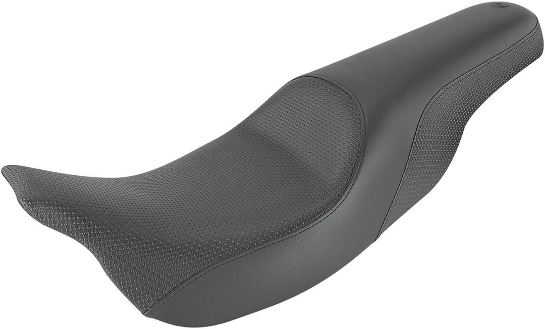 SADDLEMEN Profiler™ Basketweave Seat - Black - FLH/FLT '08-'20 808-07B-147