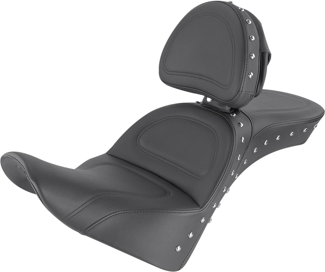 SADDLEMEN Explorer Special Seat - Studded - w/ Backrest - FL '18-'24 818-33-040