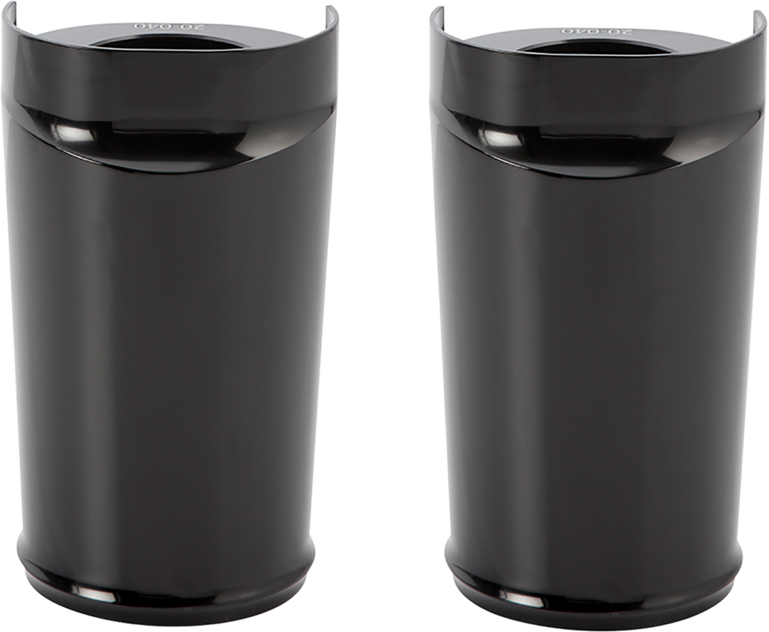 ARLEN NESS Fork Boot Cover - Black Anodized - Smooth 20-033