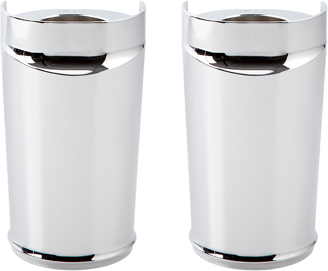 ARLEN NESS Fork Boot Cover - Chrome - Smooth 20-036