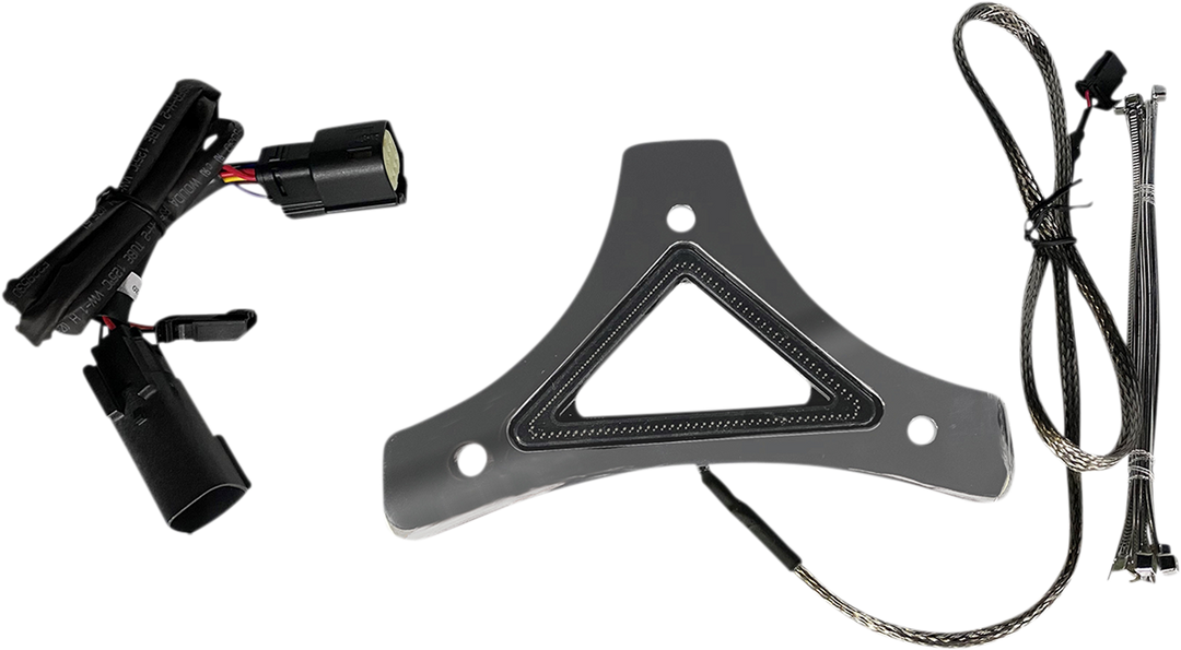 CUSTOM DYNAMICS LED Backrest Light - Run/Brake - Chrome CD-BR-BCM-C