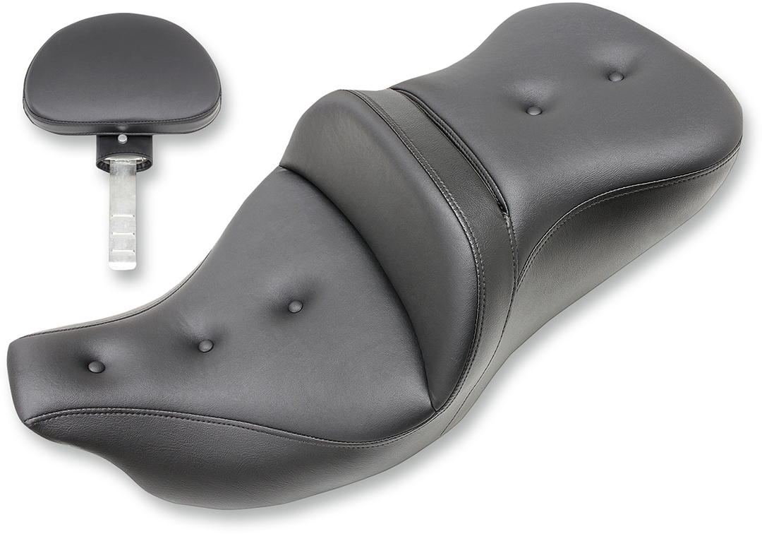 SADDLEMEN Extended Reach Roadsofa™ Seat - Pillow Top - Backrest - FL '08-'24 808-07B-183BR