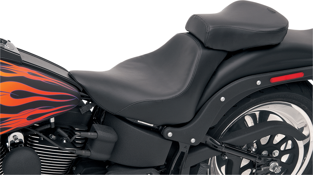 SADDLEMEN Renegade™ Solo Seat - Smooth - Black - Softail '06-'17 806-12-002