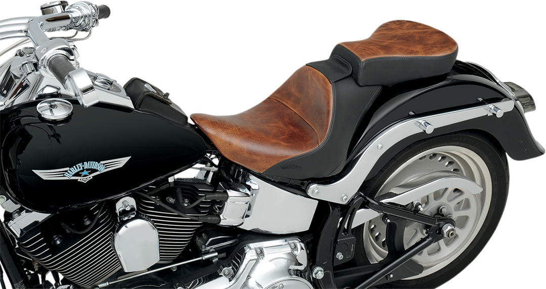 SADDLEMEN Lariat Seat - Softail '06-'17 806-12-0041B