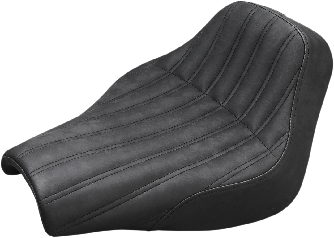 SADDLEMEN Knuckle Renegade™ Solo Seat - Black - FX '18-'23 818-30-0023