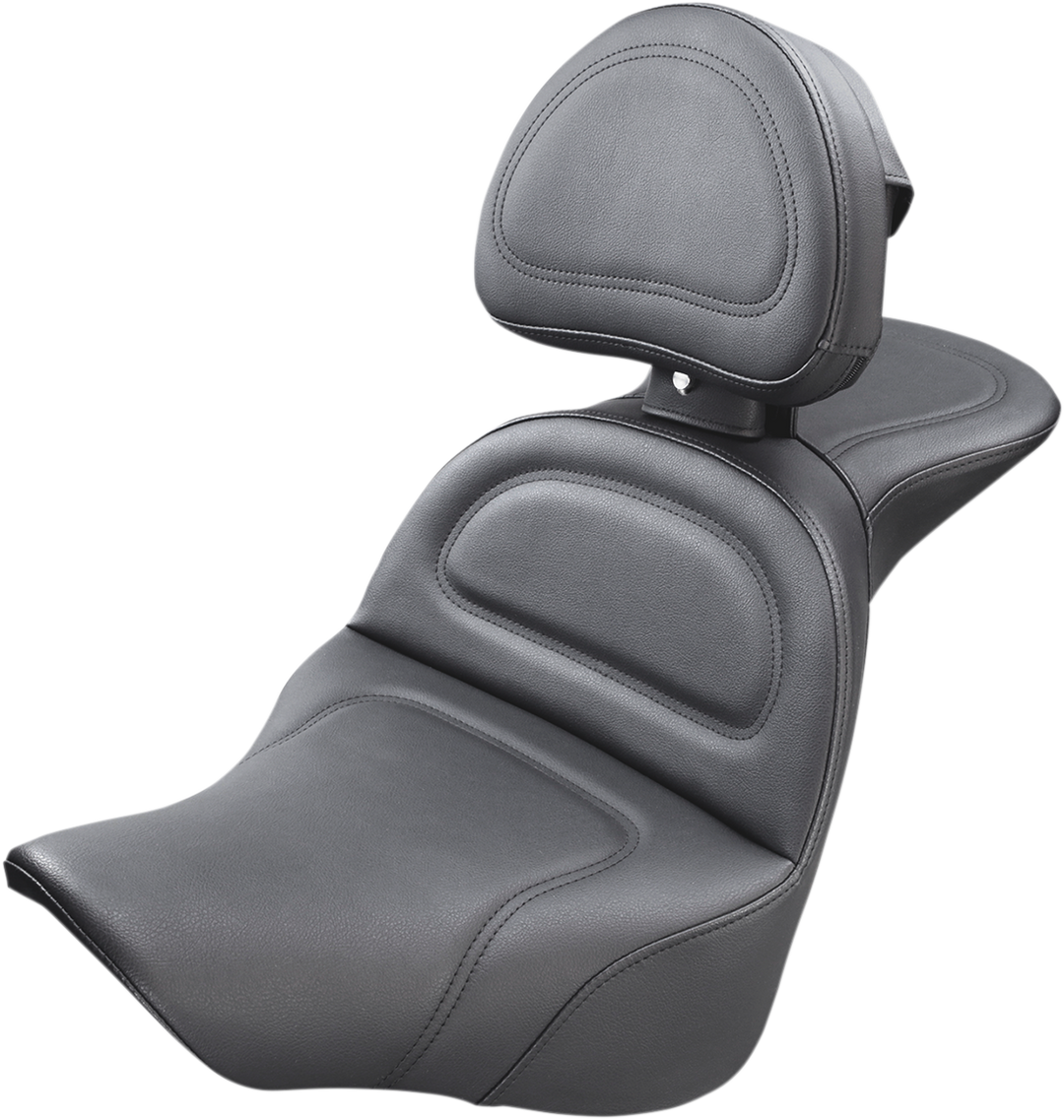 SADDLEMEN Explorer Seat - w/ Driver Backrest - FL/FX '18-'24 818-27-030
