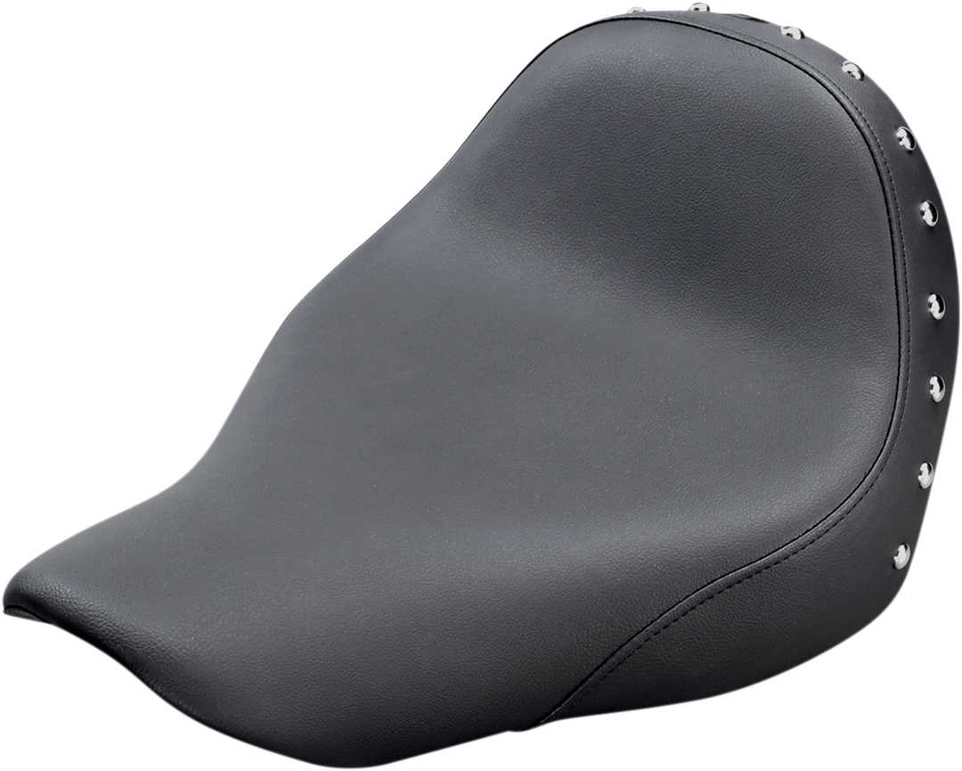 SADDLEMEN Seat - Renegade™ Solo - Black - Studded - FL/FX '18-'24 818-29-001