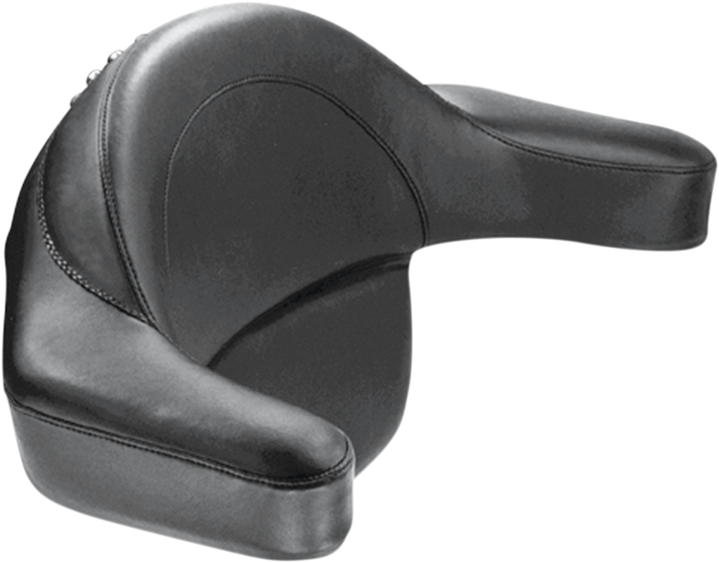 MUSTANG Passenger Pad - with Armrest - Smooth - FLT/FLHT '80-'13 75324