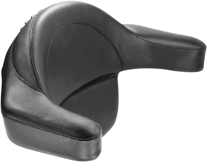 MUSTANG Passenger Pad - with Armrest - Smooth - FLT/FLHT '80-'13 75324