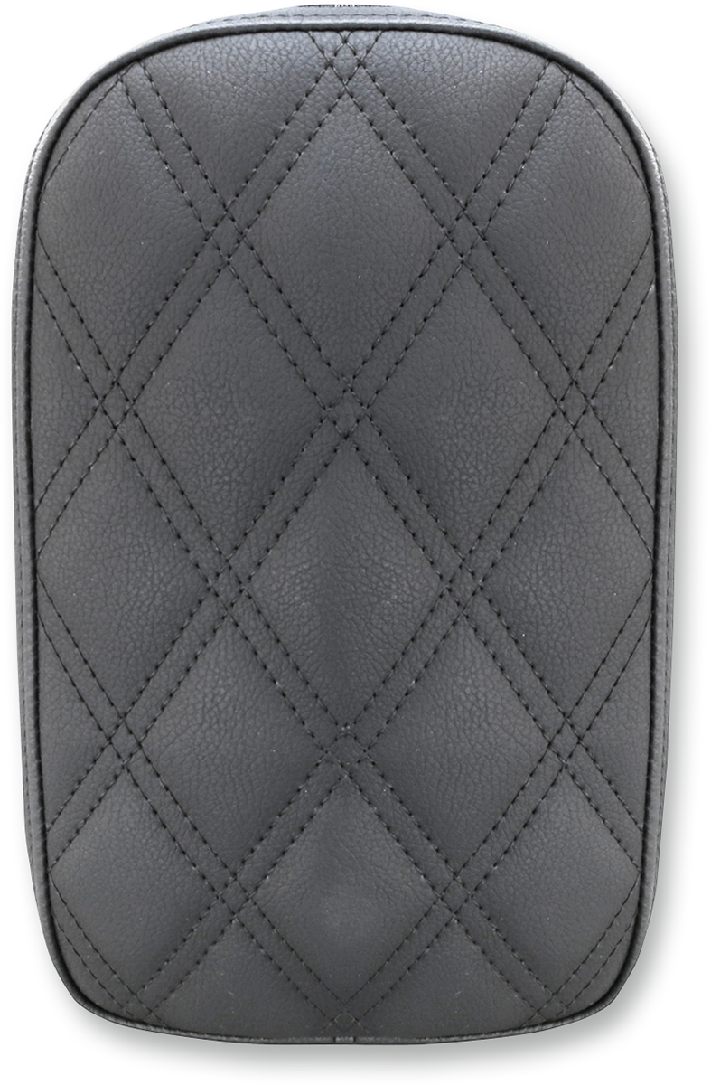 SADDLEMEN Detachable Pillion Pad - Lattice Stitched - Black - 6" SA1022