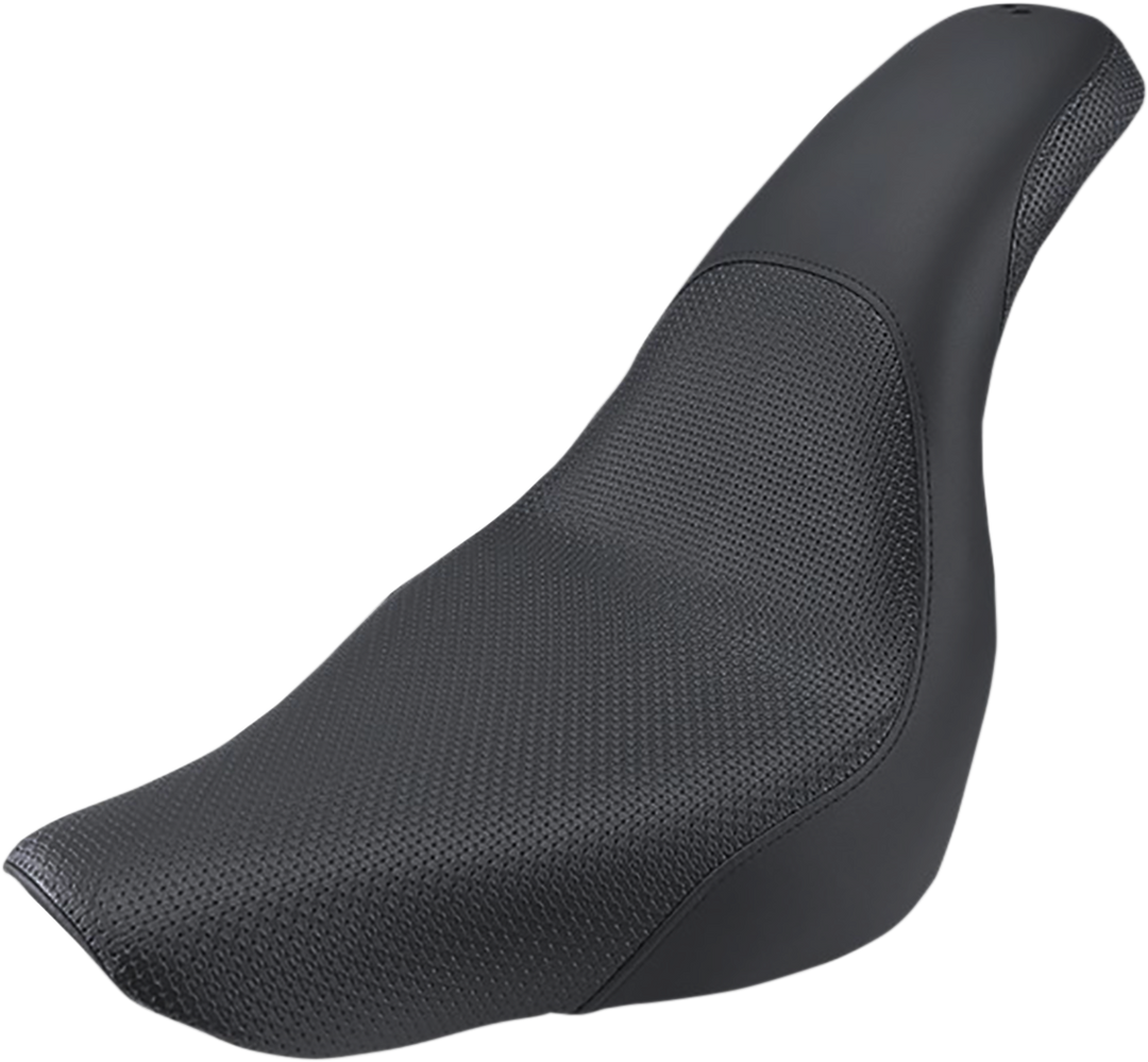 SADDLEMEN Profiler™ Basketweave Seat - Black - FL/FX '18-'24 818-29-147