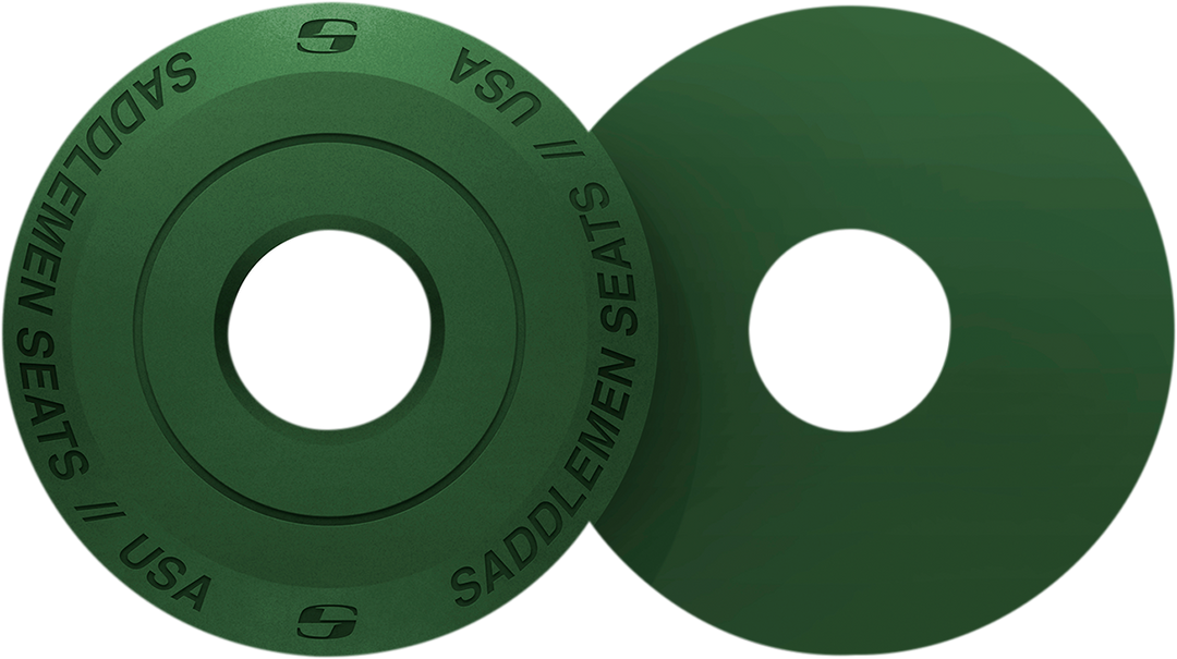 SADDLEMEN Fender Seat Washer - Dark Green - 14707DG