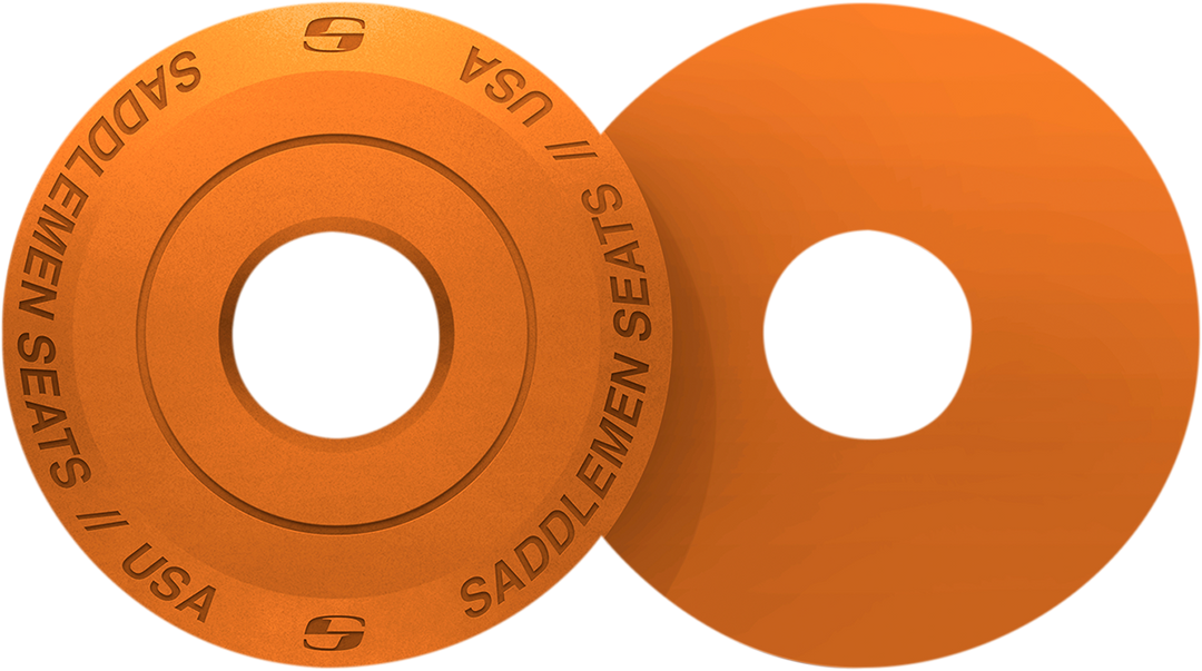 SADDLEMEN Fender Seat Washer - Orange - 14707OE