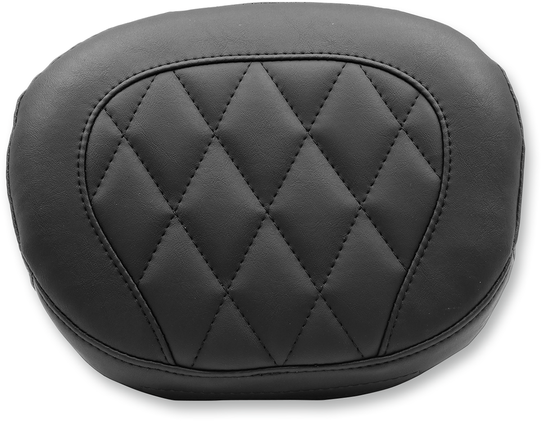 MUSTANG Sissy Bar Pad - Black - Diamond - FXS/FLS '11-'17 76768
