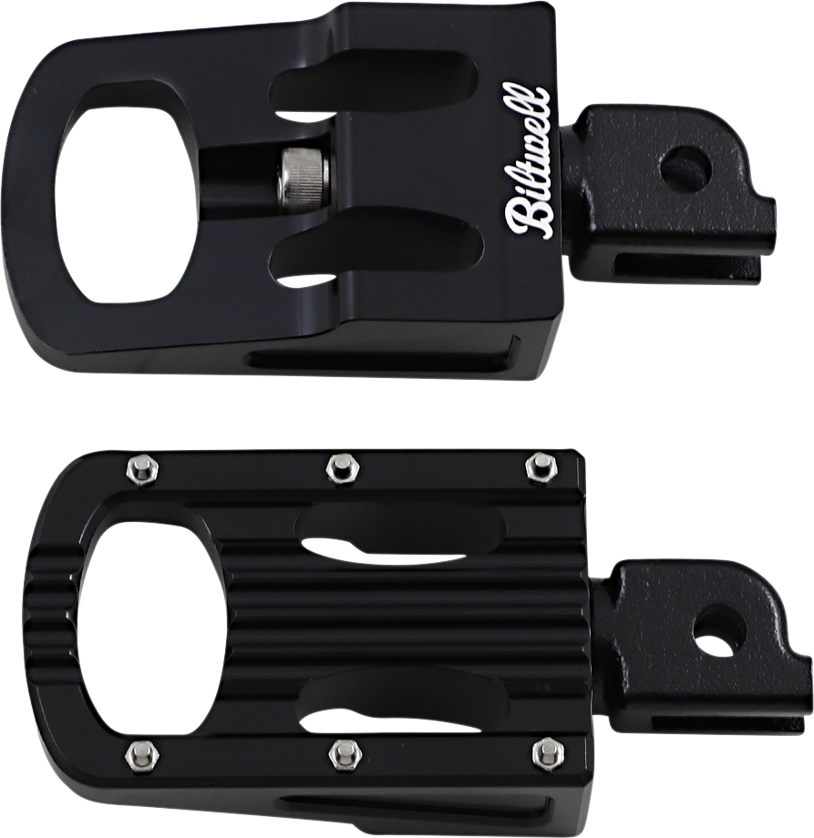 BILTWELL Punisher Foot Pegs - Driver - Black - M8 7005-203-03
