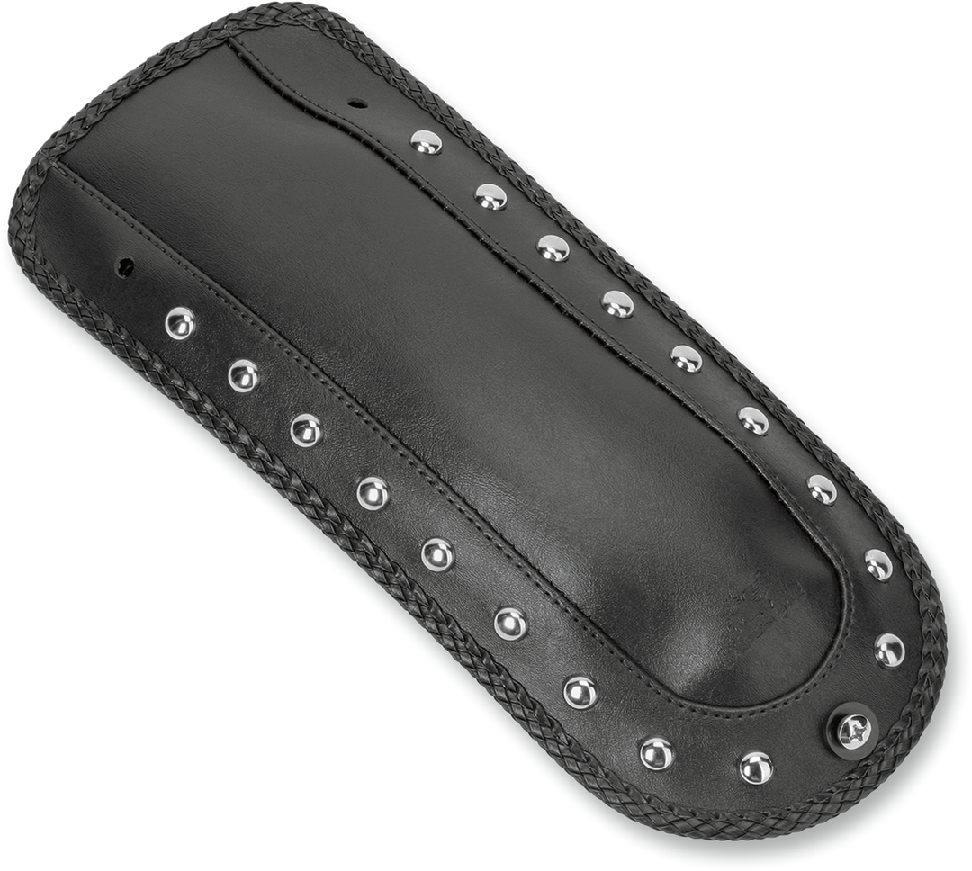 MUSTANG Fender Bib - Smooth Chrome-Studded - Black - HD Softail '00-'17 78113