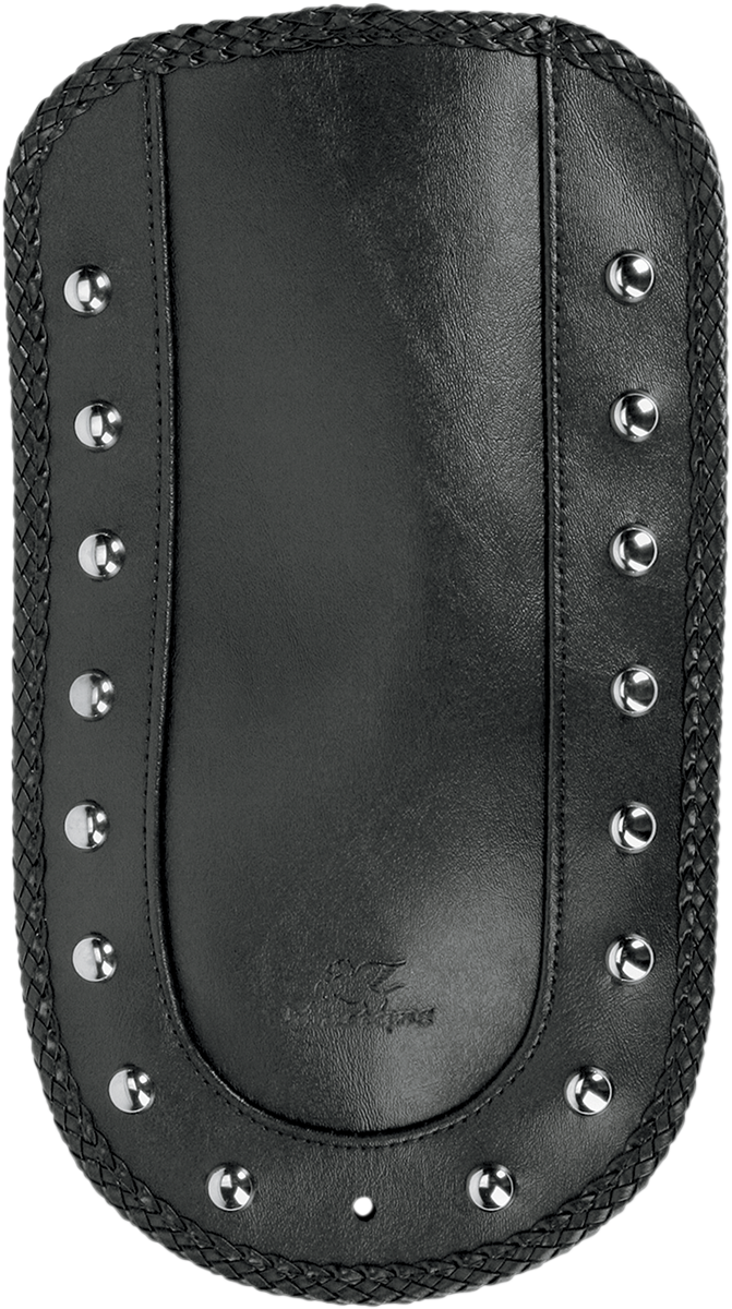 MUSTANG Fender Bib - Smooth Chrome-Studded - Black - HD Softail '06-'17 78118