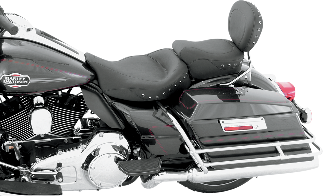 MUSTANG Wide Rear Seat - Studded - Black - FL '97-'25 75579