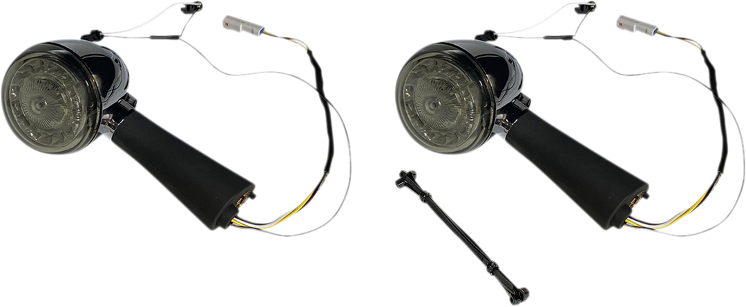 CUSTOM DYNAMICS ProBEAM® LED Turn Signal - Rear - Chrome - Scout PB-SCOUT-RR-CS