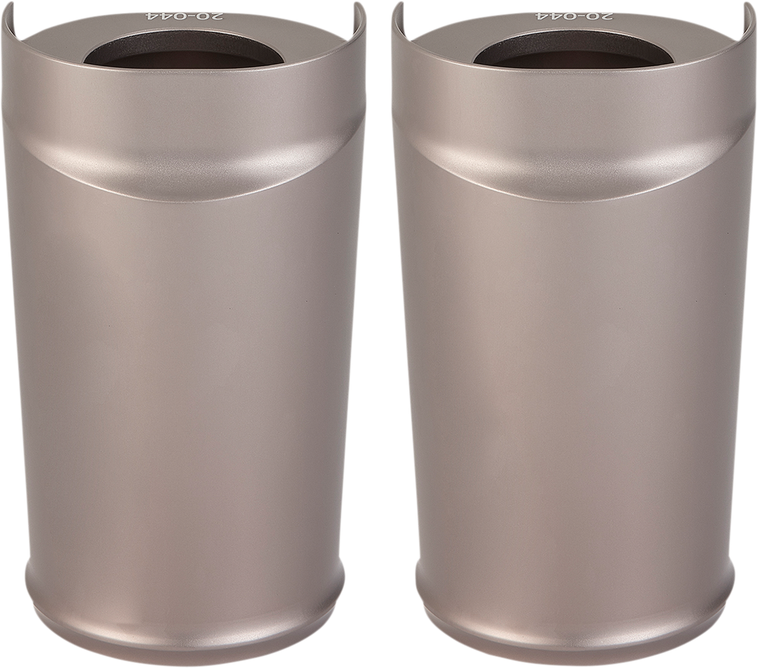 ARLEN NESS Fork Boot Cover - Titanium Anodized - Smooth 20-005