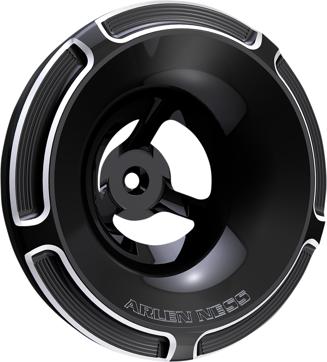 ARLEN NESS Velocity Air Cleaner Cover - Beveled - Chrome 601-003
