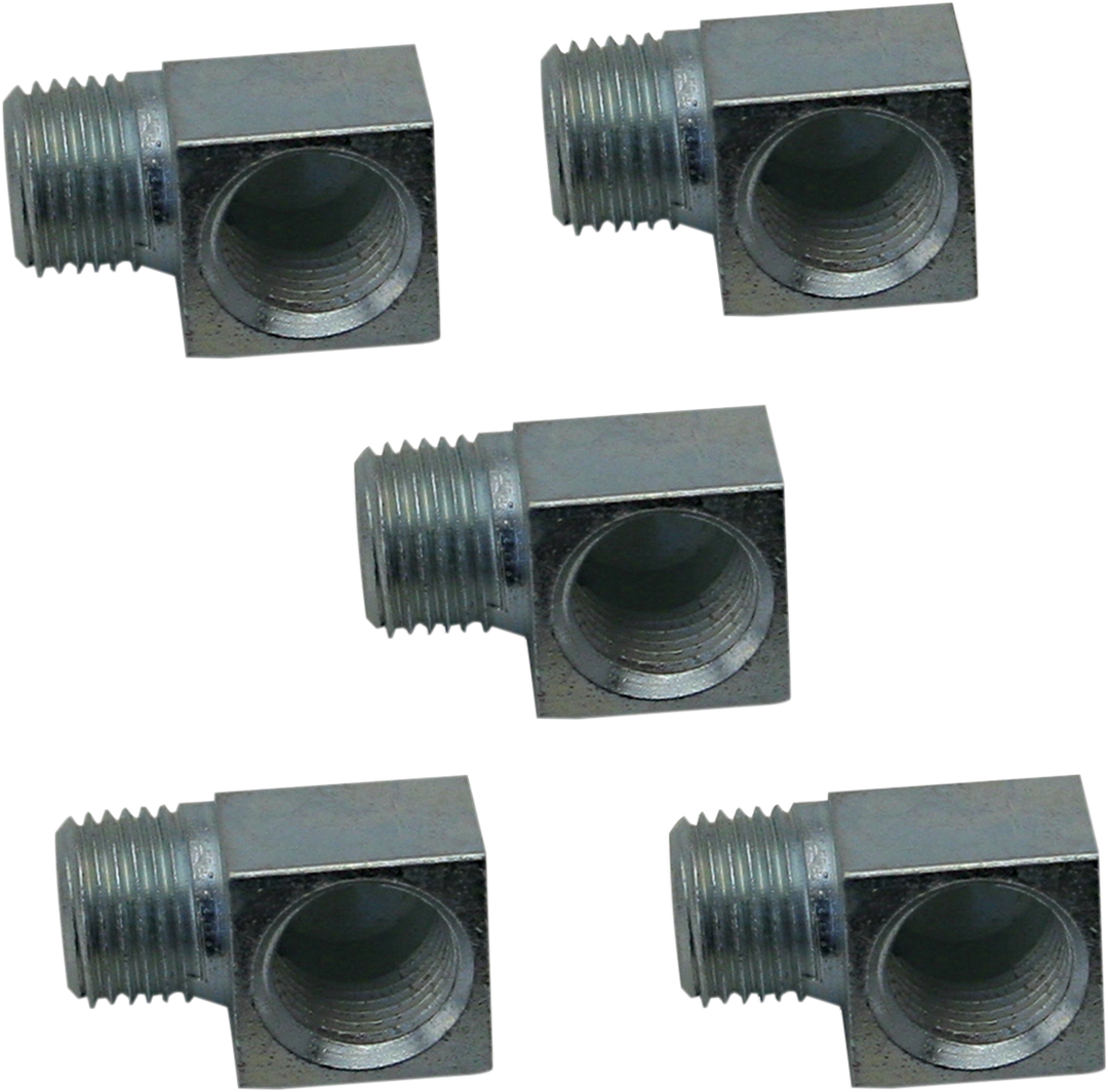 S&S CYCLE Supply/Return Elbow - 90° - 5-Pack 50-1007