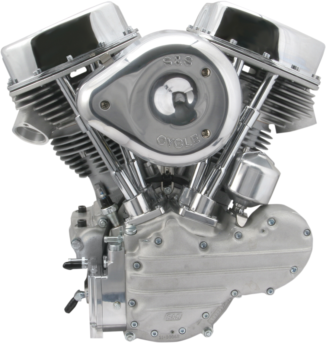 S&S CYCLE P-93 Complete Engine - Natural/Silver - Custom Chassis 106-0821