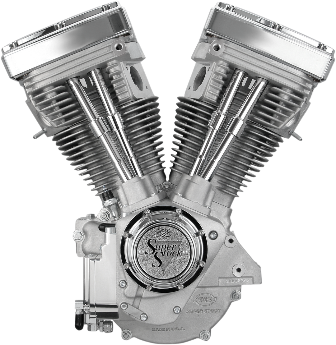 S&S CYCLE V80 Long-Block Engine - Natural - Custom Chassis | Evolution Big Twin 310-0232