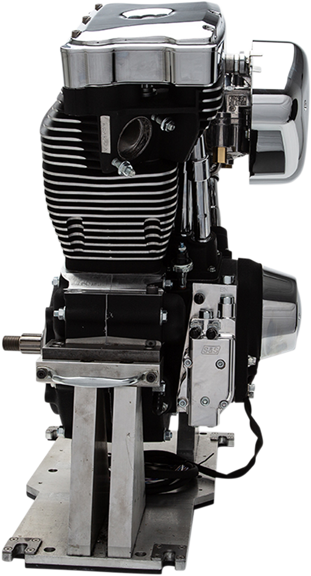 S&S CYCLE V80R Series Engine - Black - Custom Chassis | Evolution Big Twin 31-9150