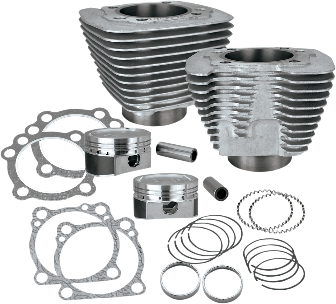S&S CYCLE 1200cc Conversion Kit - XL883 - Silver 910-0688