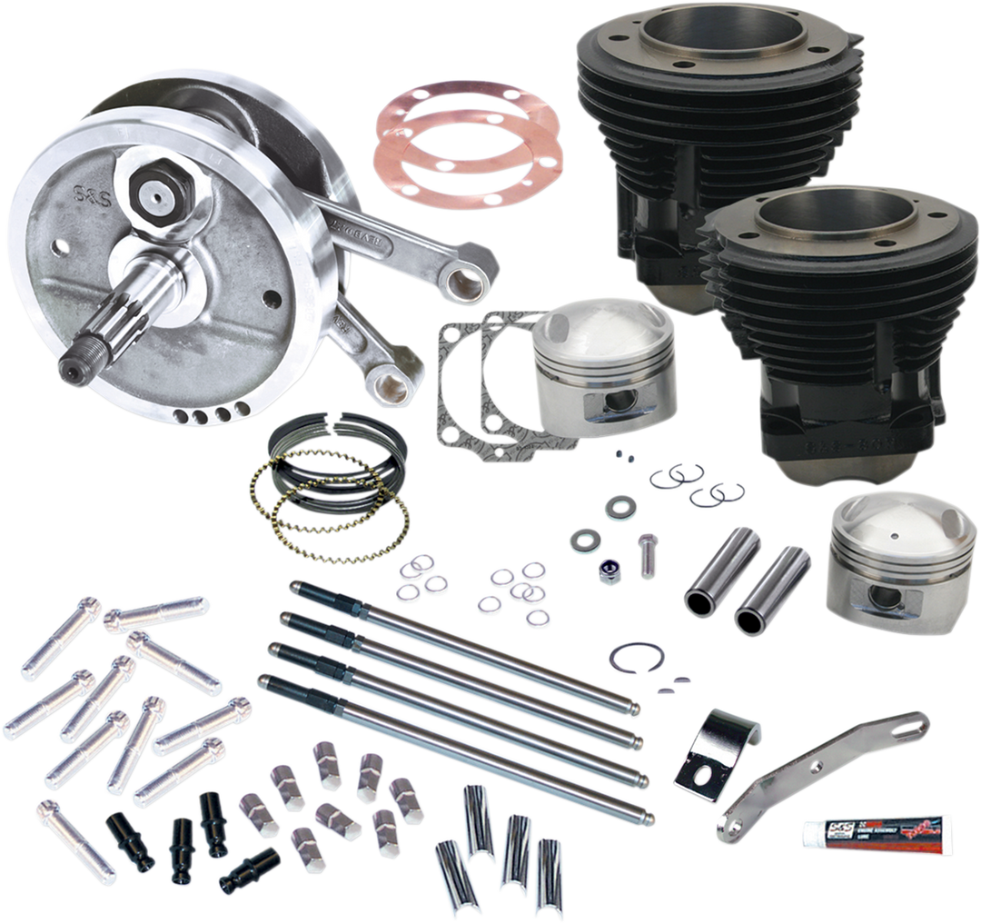 S&S CYCLE 96" Sidewinder® Big Bore Stroker Engine Performance Kit 91-9134