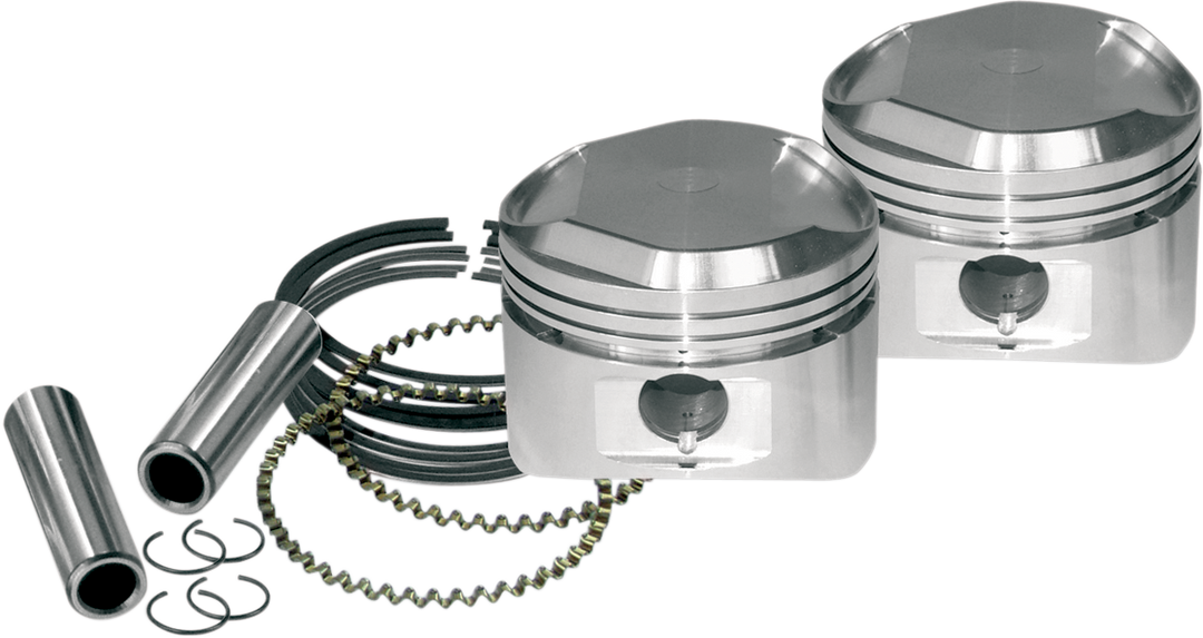 S&S CYCLE Piston Kit - for S&S Super Stock® Cylinder Heads - XL 1200 - Standard 92-2016