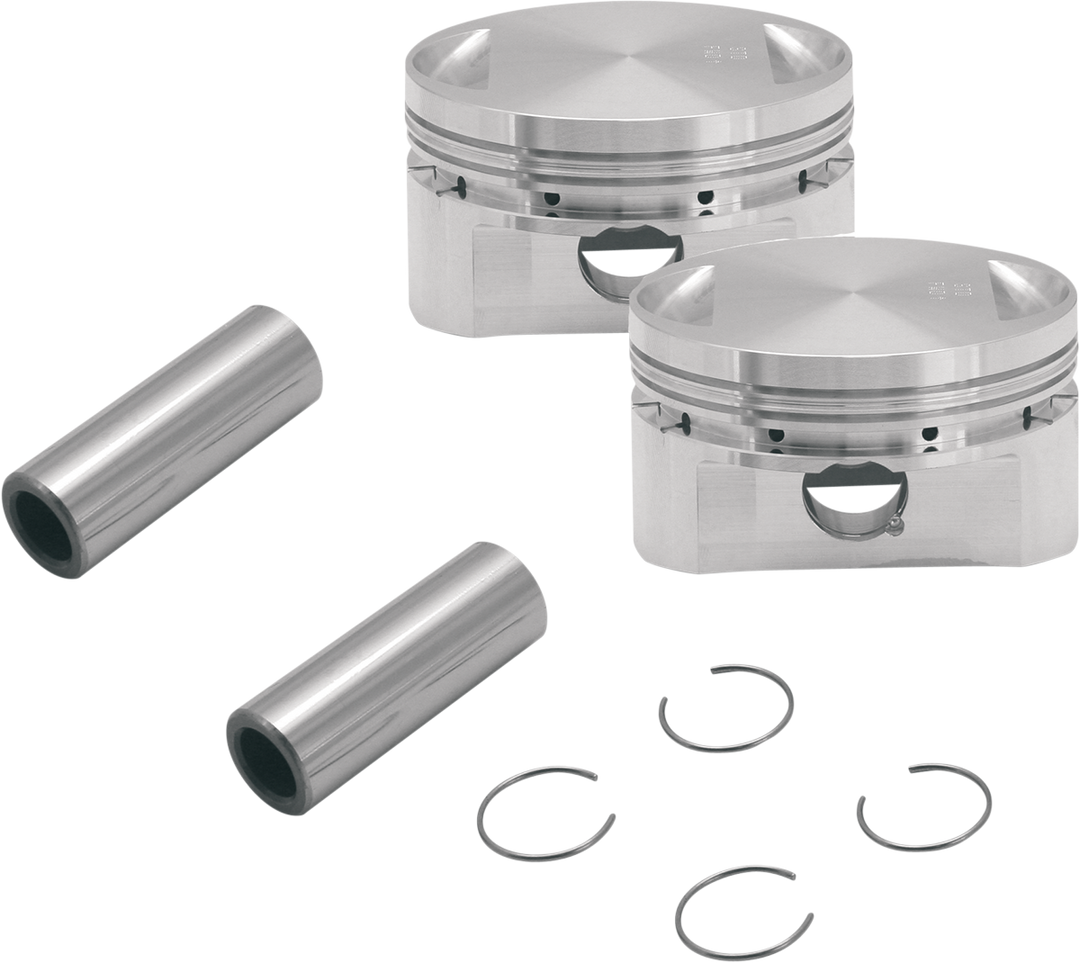 S&S CYCLE Piston Kit - For 89" Stroker Kit - 3.500" - +0.030" 106-5793