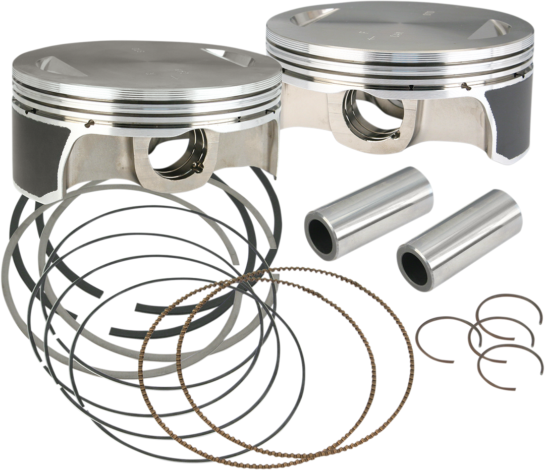 S&S CYCLE Piston Kit - For Hot Set Up Kits® - 4.125" Standard - 111"/117"/124" Engine 106-3491A