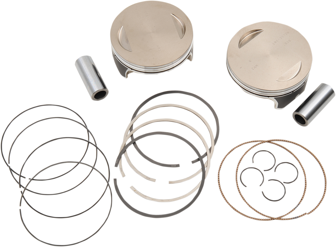 S&S CYCLE Piston Kit - For Hot Set Up Kits® - 4.125" +0.020" - 111"/117"/124" Engine 106-3964A