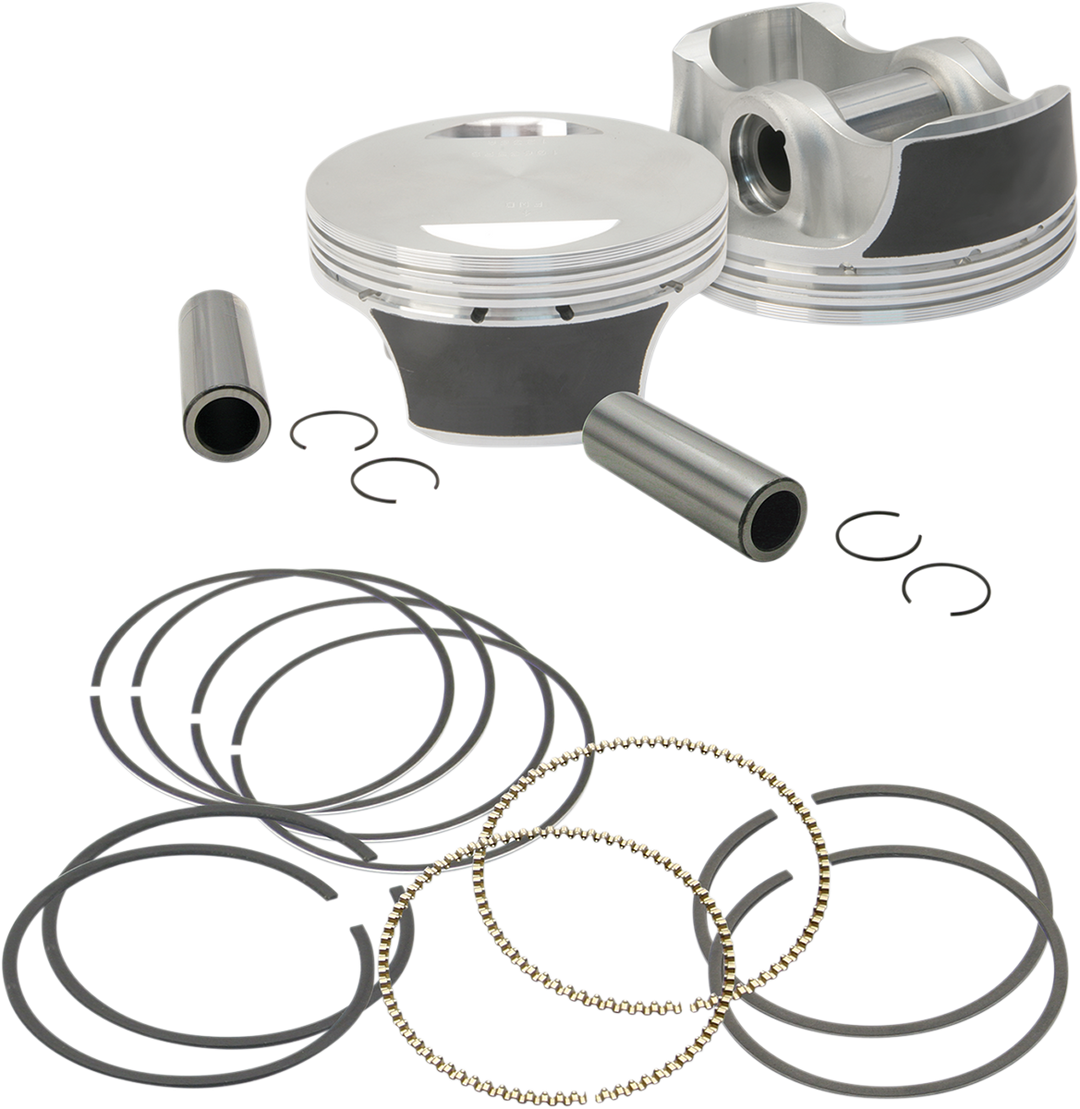 S&S CYCLE Piston Kit - For 106" Big Bore Kit - 3.927" - Standard 106-3690