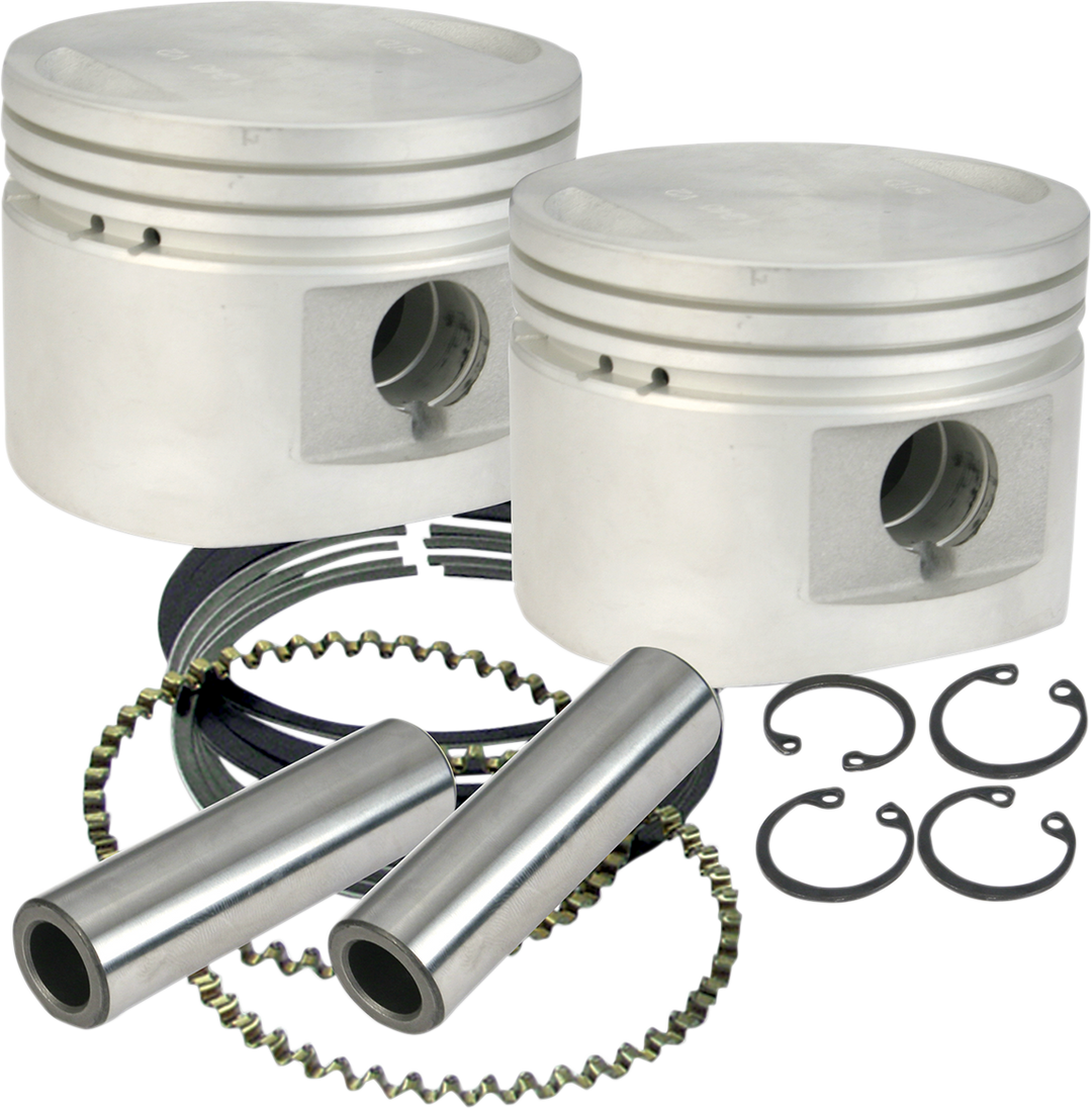 S&S CYCLE Piston Kit - For 80" Stock or S&S Heads - 3.500" - Standard 920-0015