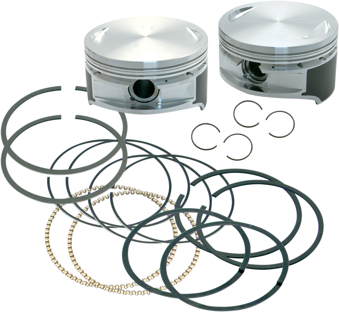 S&S CYCLE Piston Kit -106" Stroker - 3.875" Standard - 95"-103" Motors 92-1210