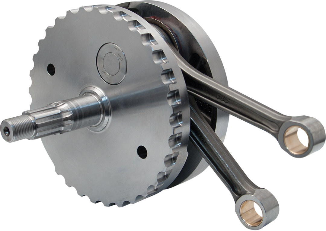 S&S CYCLE Flywheel Assembly - 4-3/8" - w/o Sprocket Bearing Race - Twin Cam "A" '99-'06 320-0361
