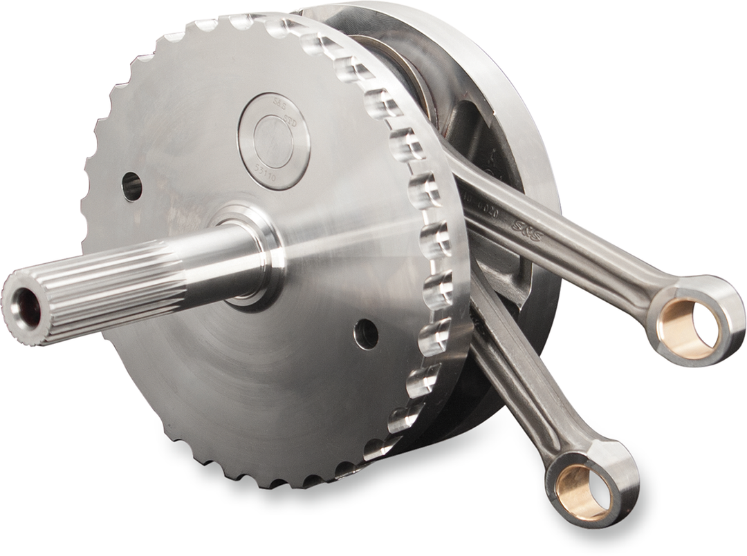 S&S CYCLE Flywheel Assembly - 4-3/8" - w/o Sprocket Bearing Race - 96"/103"/110" Twin Cam "A" '07-'16 320-0353