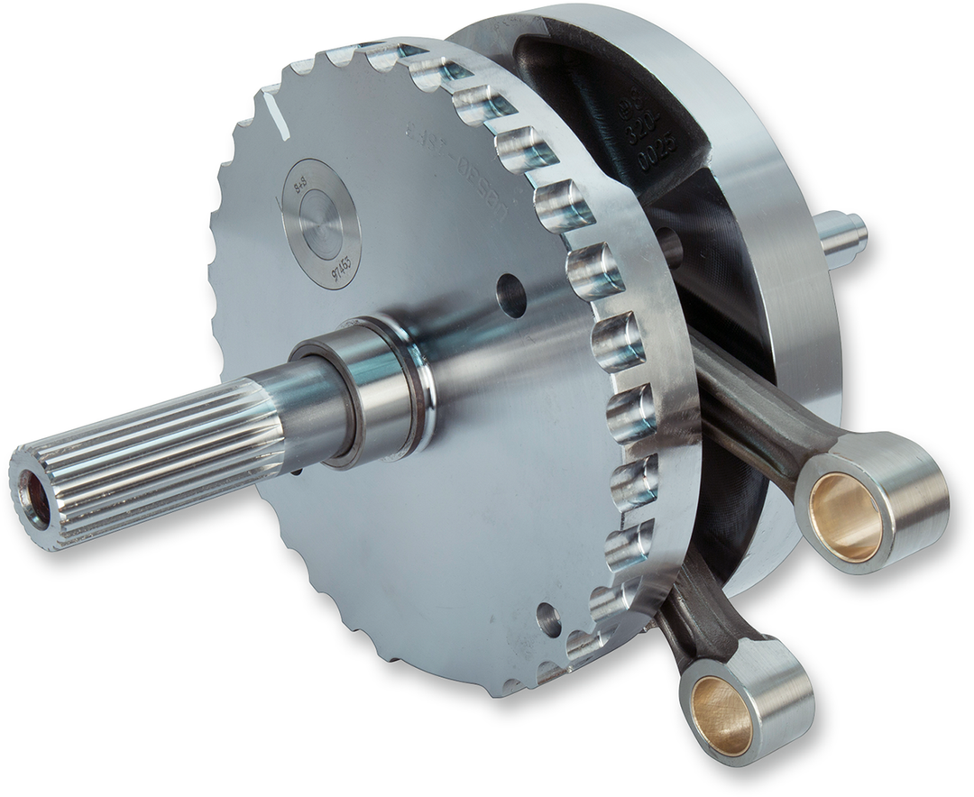 S&S CYCLE Flywheel - 4-3/8" - with Sprocket Bearing Race - Touring '07-'17 | Dyna '06-'17 320-0350