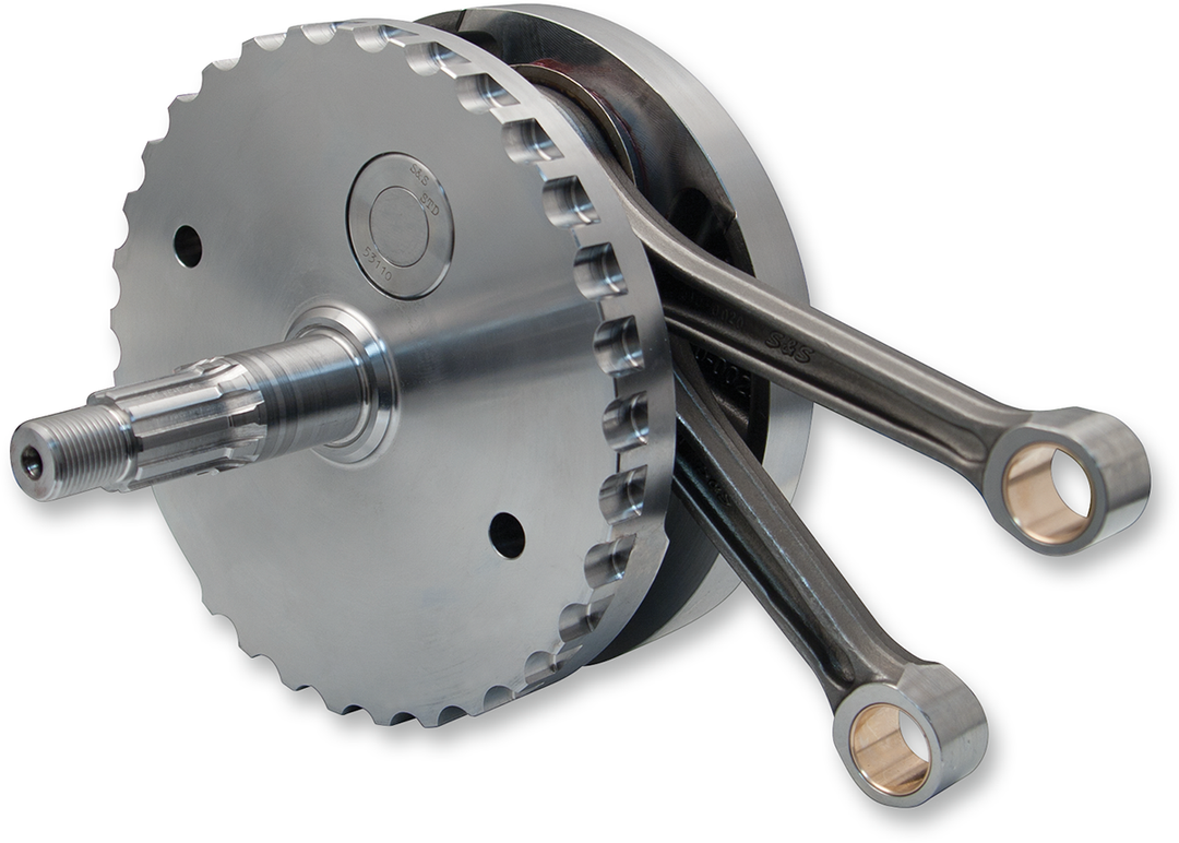 S&S CYCLE Flywheel Assembly - 4-5/8" - w/o Sprocket Bearing Race - Twin Cam "B" w/124" S&S Motor '00 -'06 320-0469