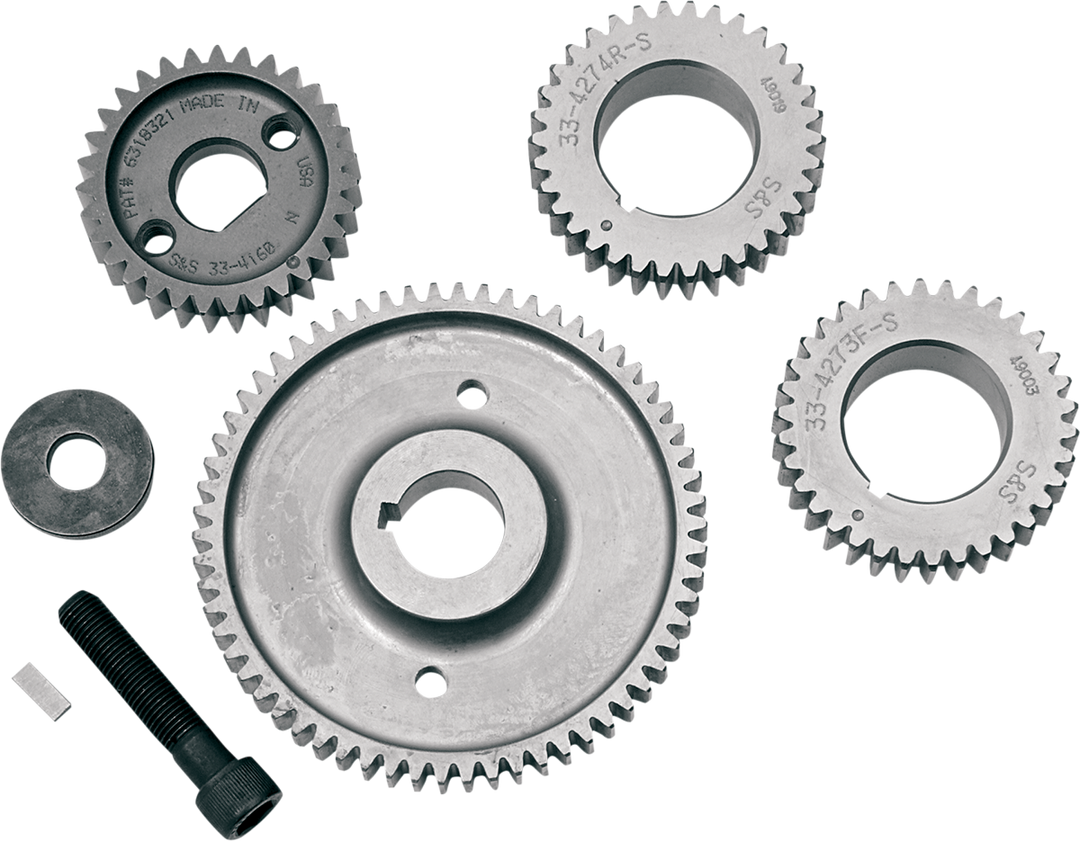S&S CYCLE 4 Gear Cam Gear Drive Kit - '06 Dyna/'07-'17 Twin Cam 33-4285