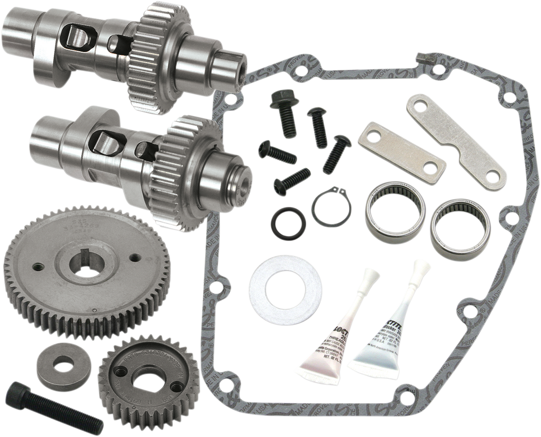 S&S CYCLE Camshaft - Easy Start - 557 Gear Drive - Twin Cam '07-'17 | Dyna '06 330-0057